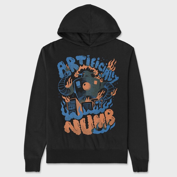 Robot Invasion 02, Unisex Men's Hoodie