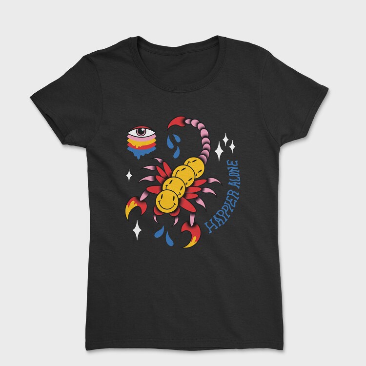 Happier Alone, Women's T-Shirt