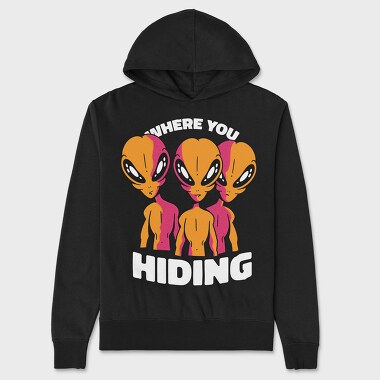Creepy Aliens, Unisex Men's Hoodie