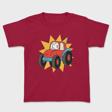 Cartoon Tractor, Kids' T-Shirt