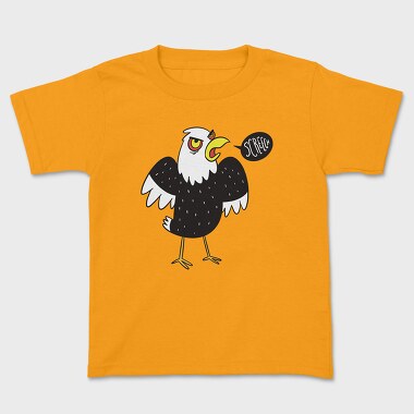 Crazy Eagle, Kids' T-Shirt