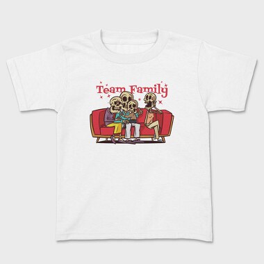 Skeletons Family, Kids' T-Shirt