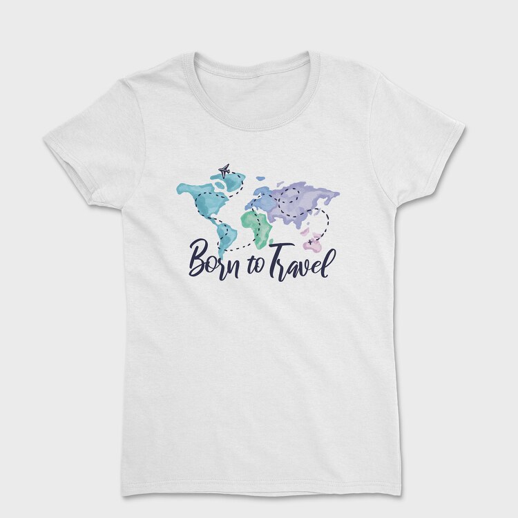 Born To Travel, Women's T-Shirt