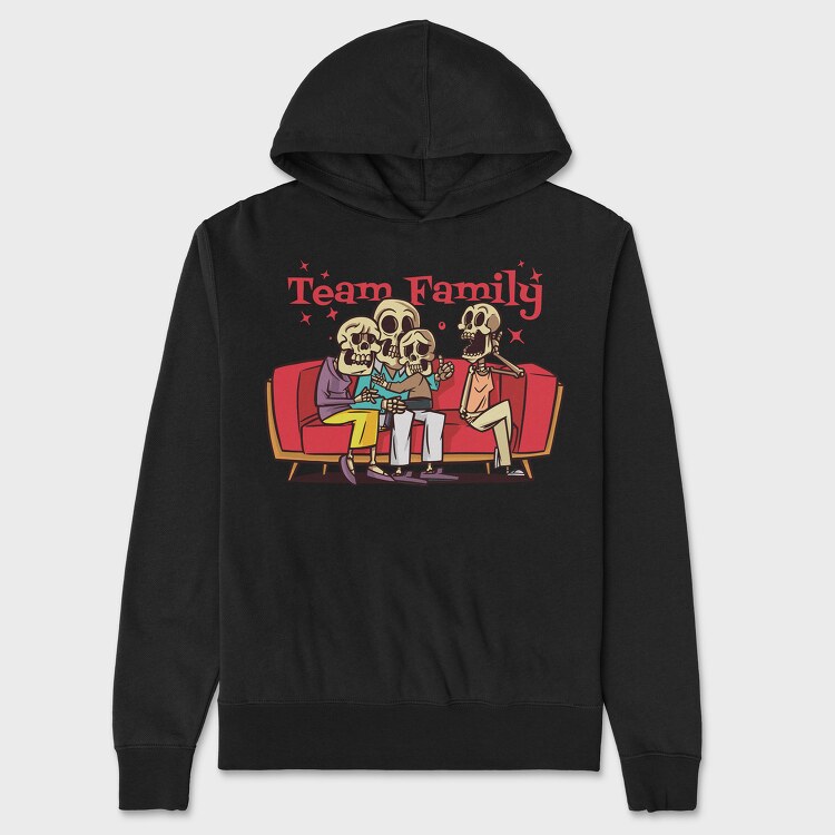 Skeletons Family, Unisex Men's Hoodie