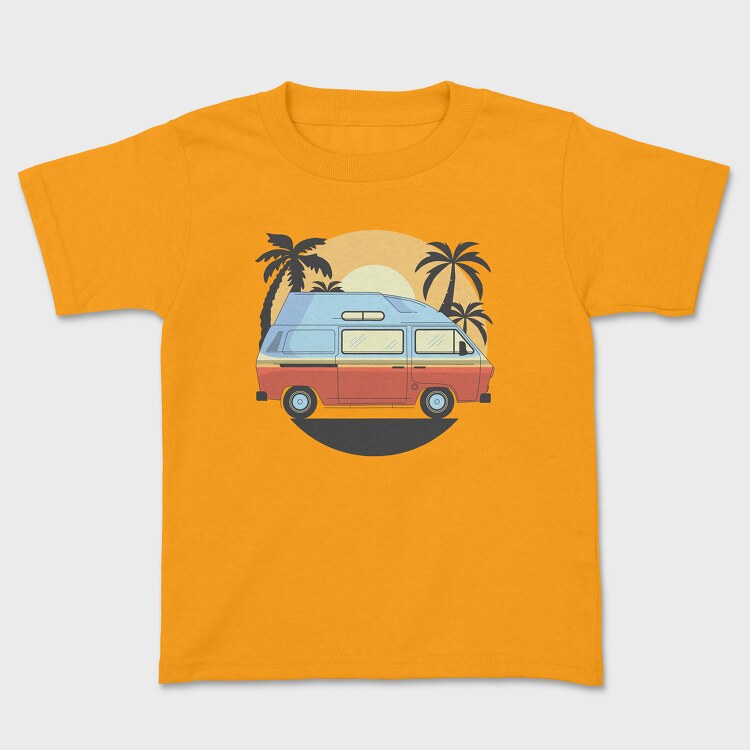 Camper Van, Kids' T-Shirt