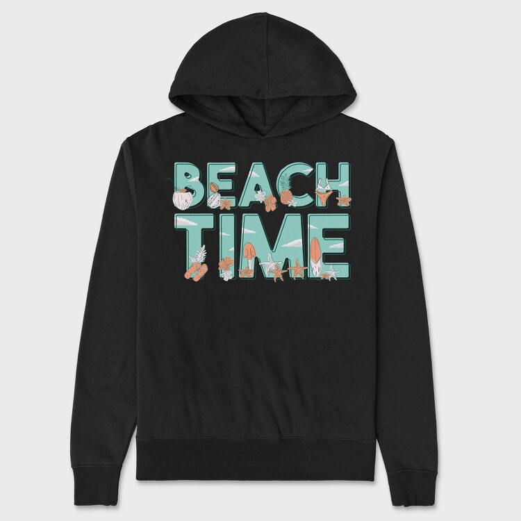 Beach Time, Унисекс Мъжко Суичър