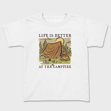 Campfire, Kids' T-Shirt