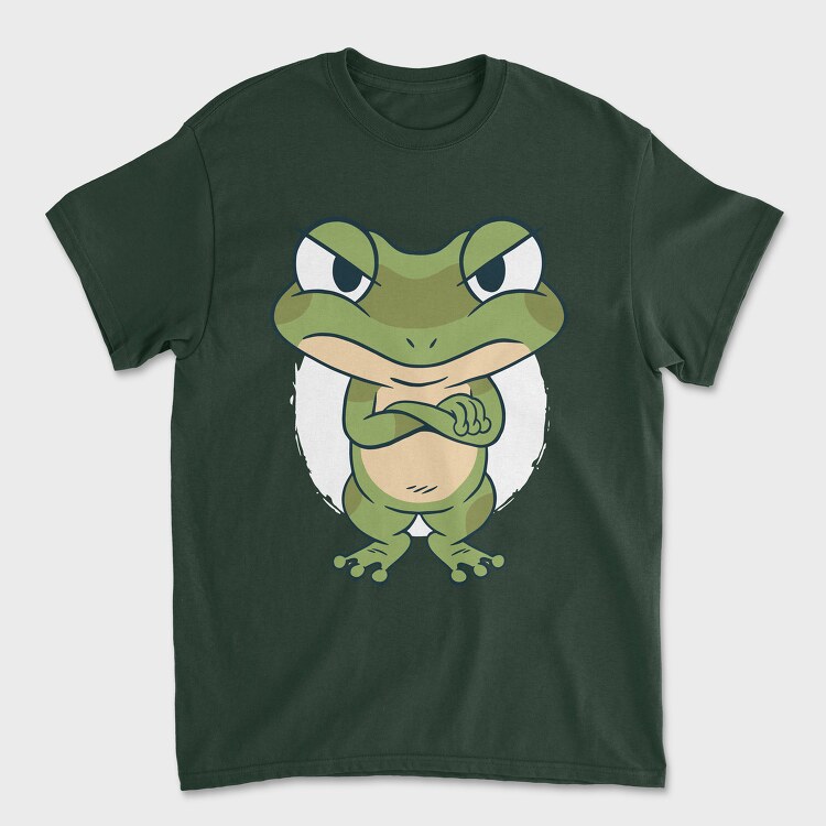 Frog Cartoon, Unisex Men's T-Shirt