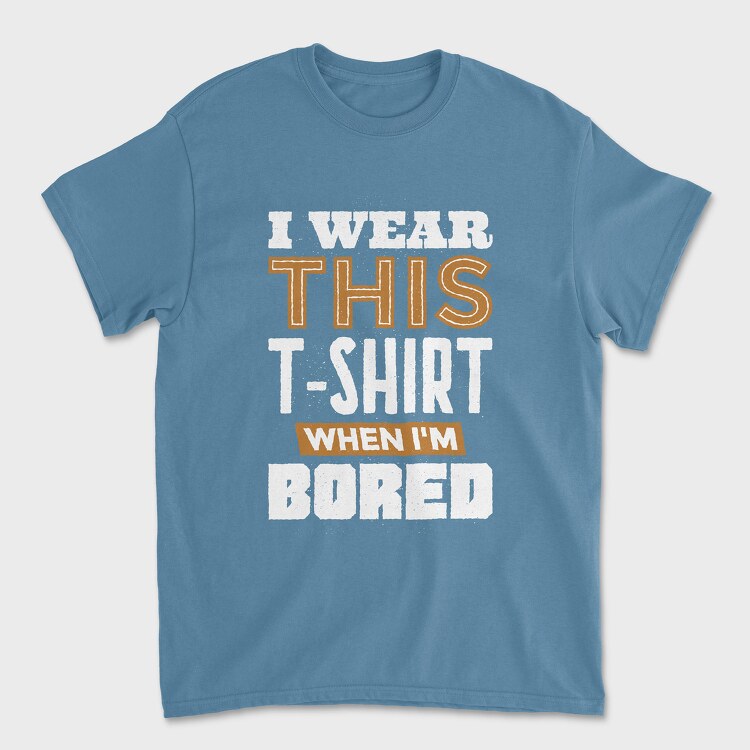 Bored, Unisex Men's T-Shirt