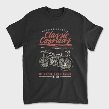 Унисекс Мъжка Тениска, Classic Caferacer