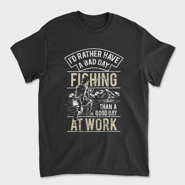 Унисекс Мъжка Тениска, Fishing