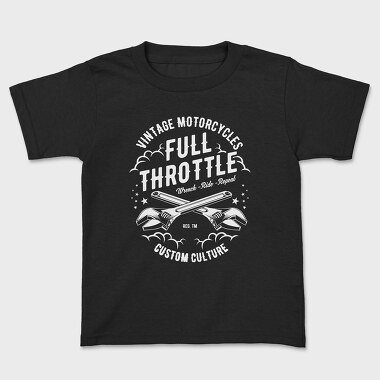 Full Throttle, Kids' T-Shirt