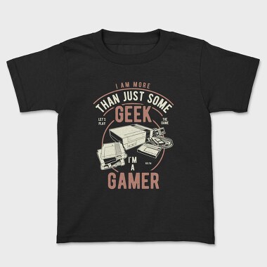 Geek Gamer, Kids' T-Shirt