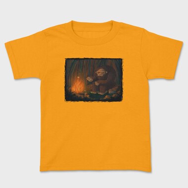 Camping Big Foot, Kids' T-Shirt