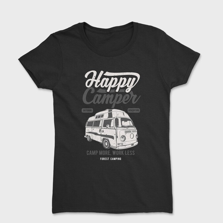 Happy Camper, Women's T-Shirt