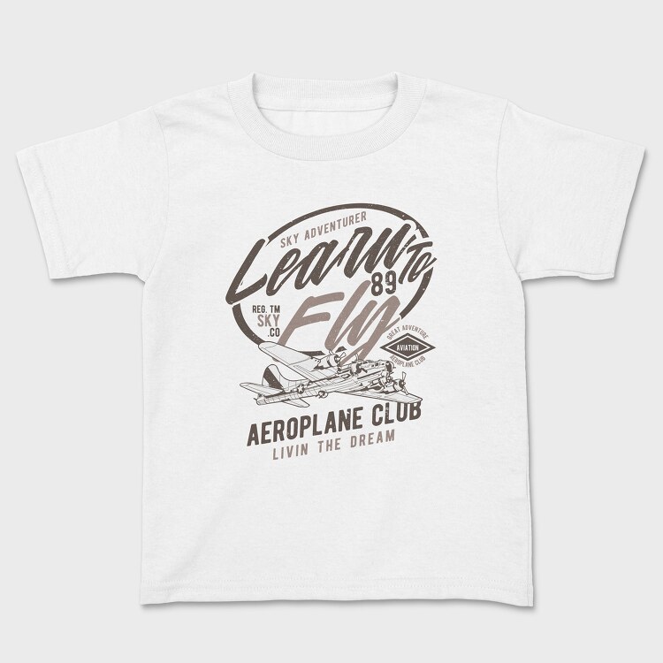 Learn To Fly, Kids' T-Shirt