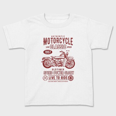 Motorcycle Classic, Kids' T-Shirt