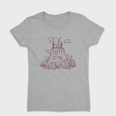 Mountain House, Happy Alone, Women's T-Shirt