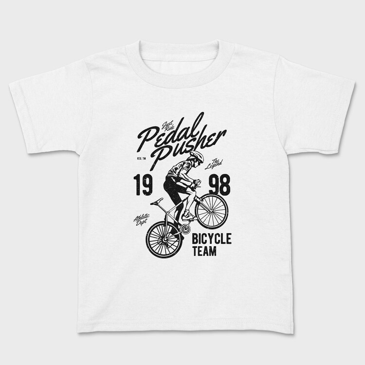 Pedal Pusher, Kids' T-Shirt