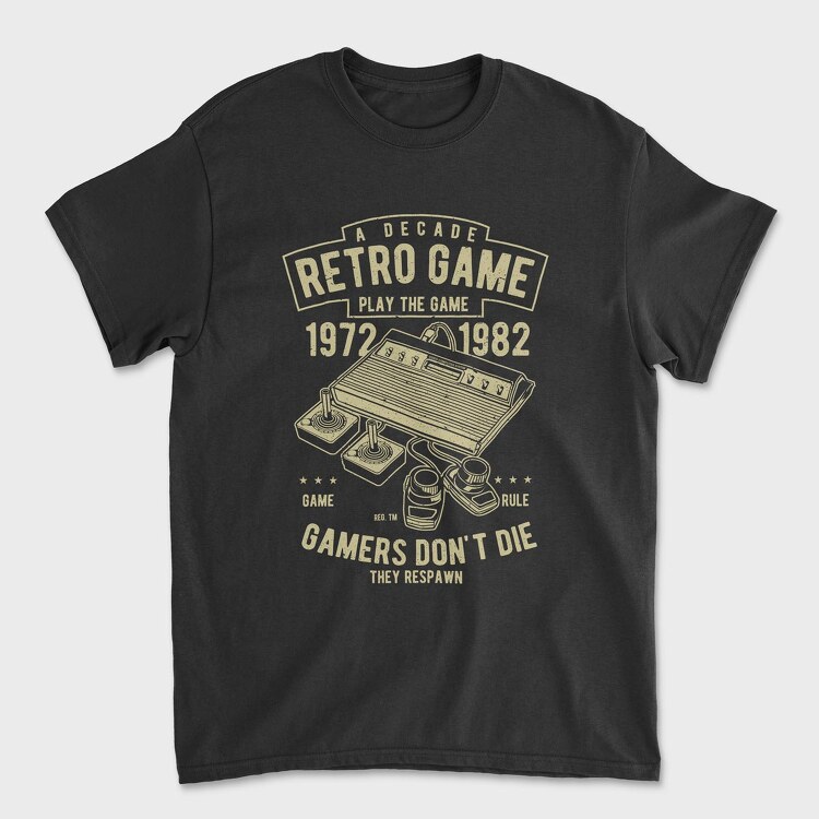 Retro Game, Unisex Men's T-Shirt