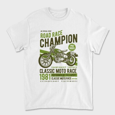 Унисекс Мъжка Тениска, Road Race Champion