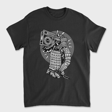 Samurai Boombox, Unisex Men's T-Shirt