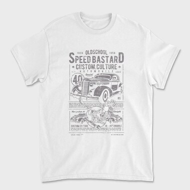 Speed Bastard, Unisex Men's T-Shirt