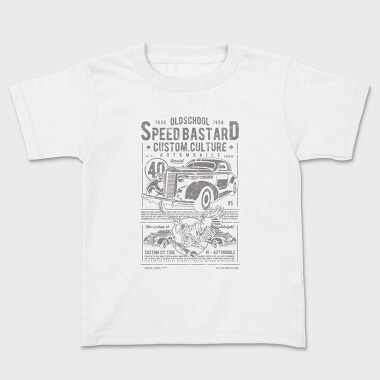 Speed Bastard, Kids' T-Shirt