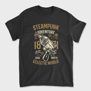 Steampunk Adventure, Unisex Men's T-Shirt