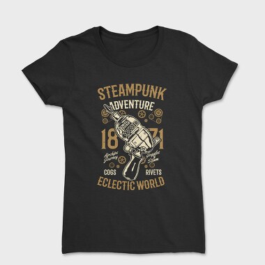 Women's T-Shirt, Steampunk Adventure