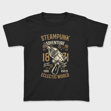 Steampunk Adventure, Kids' T-Shirt