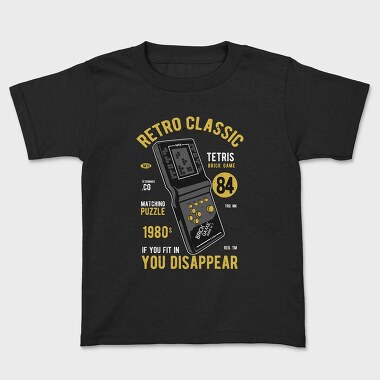 Tetris Brick Game, Kids' T-Shirt