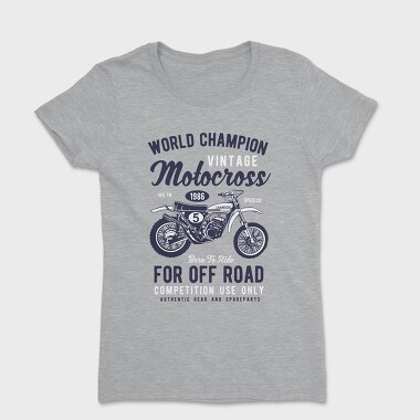 Vintage Motocross, Women's T-Shirt