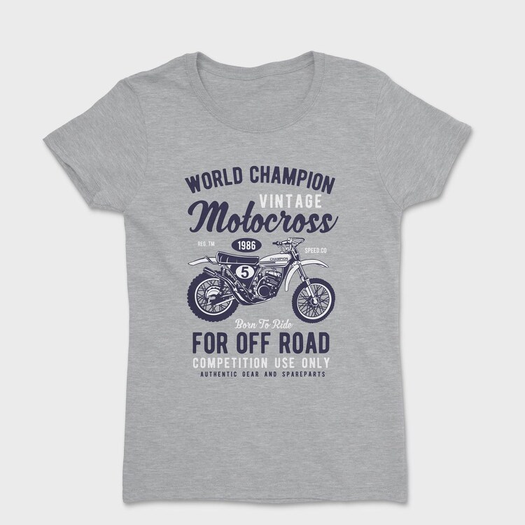 Vintage Motocross, Women's T-Shirt