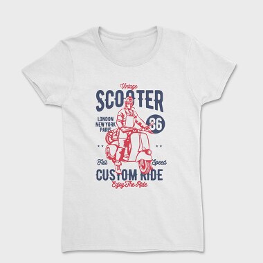 Vintage Scooter, Women's T-Shirt