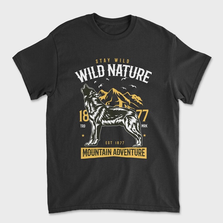 Wild Nature, Унисекс Мъжка Тениска