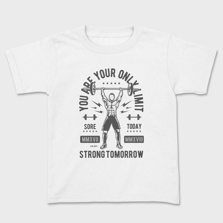 You Are Your Only Limit, Kids' T-Shirt