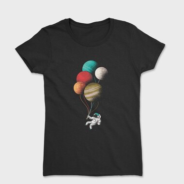 Astronaut Balloons, Women's T-Shirt