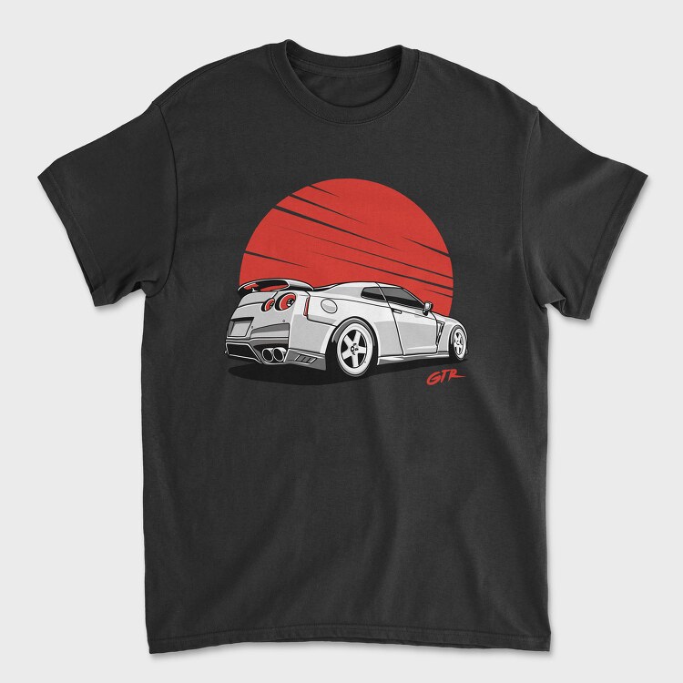 Gt-R Red Sun, Унисекс Мъжка Тениска