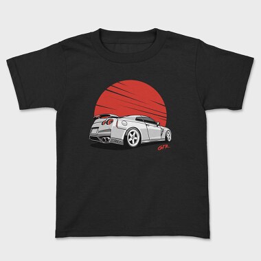 Gt-R Red Sun, Kids' T-Shirt