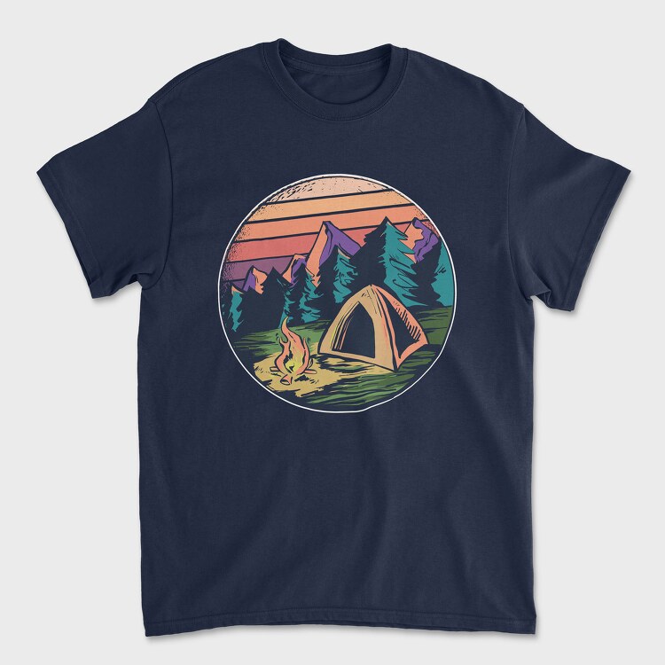 Camping, Унисекс Мъжка Тениска