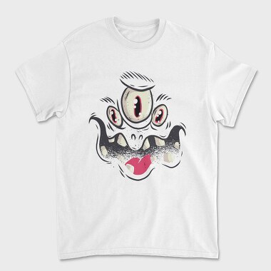 Monster Face 01, Unisex Men's T-Shirt