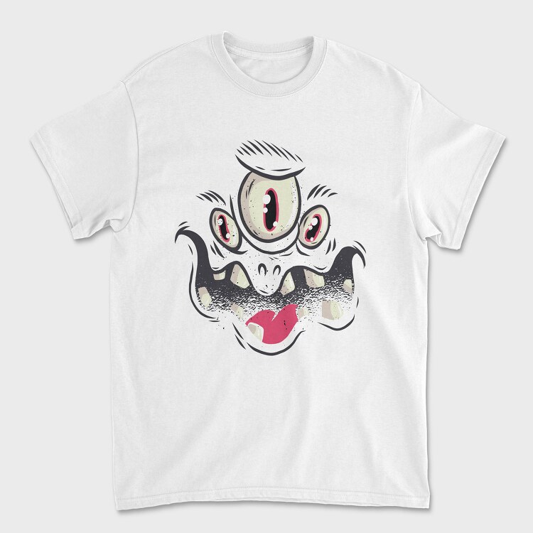 Monster Face 01, Unisex Men's T-Shirt