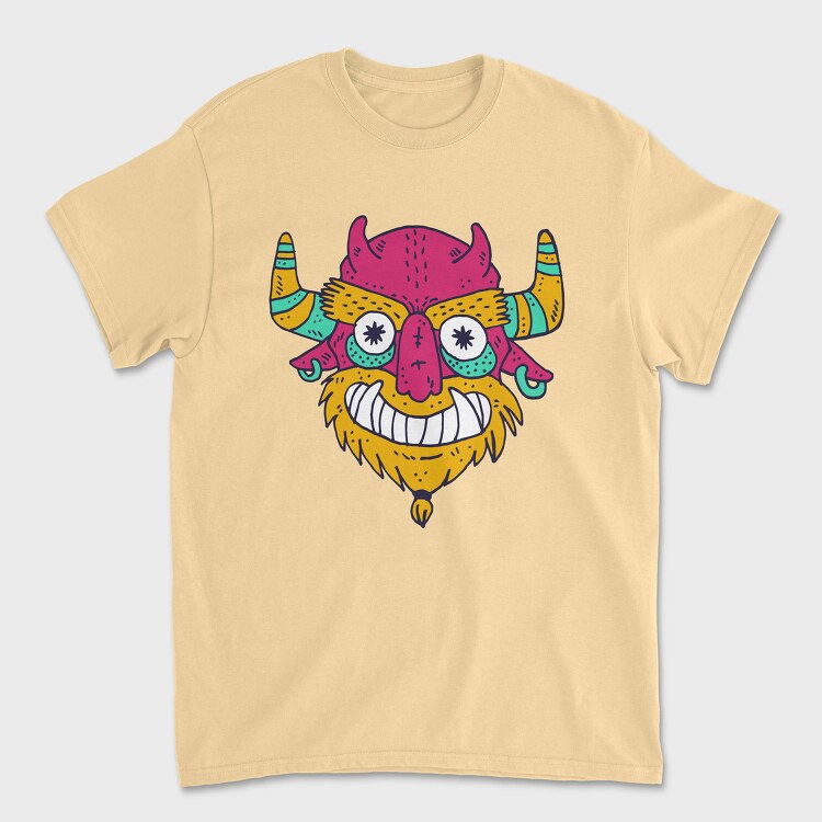Monster Faces 3, Unisex Men's T-Shirt