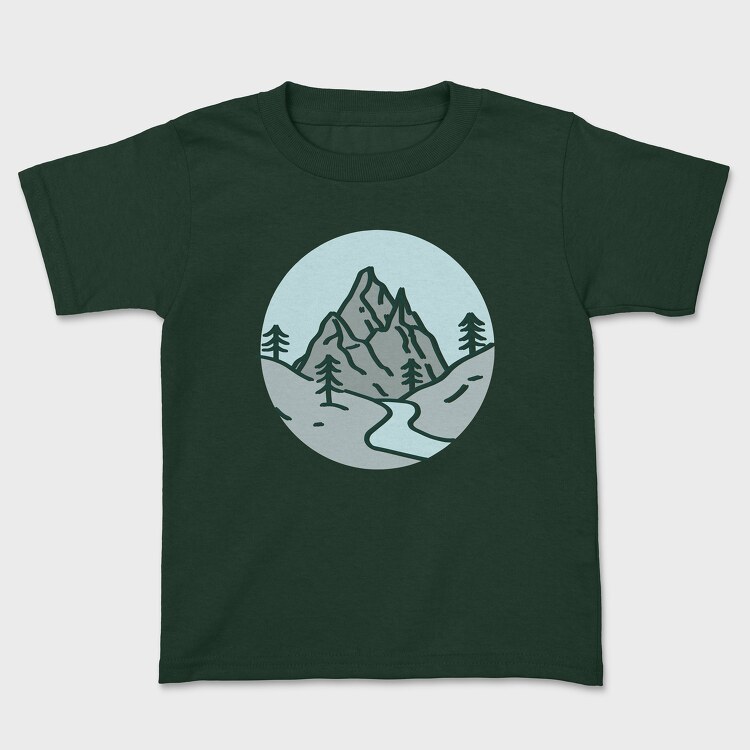 Nature Scenery 1, Kids' T-Shirt