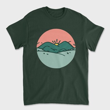 Nature Scenery 5, Unisex Men's T-Shirt