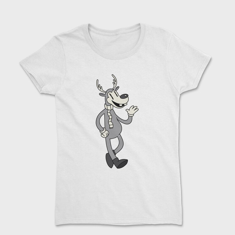 Retro Cartoon Christmas 2, Women's T-Shirt