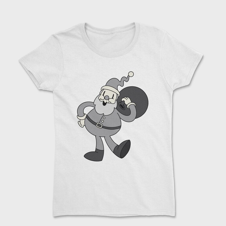 Retro Cartoon Christmas, Women's T-Shirt