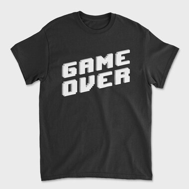 Retro Game Over, Unisex Men's T-Shirt