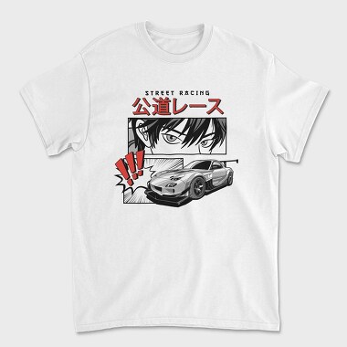 Street Racing, Unisex Men's T-Shirt
